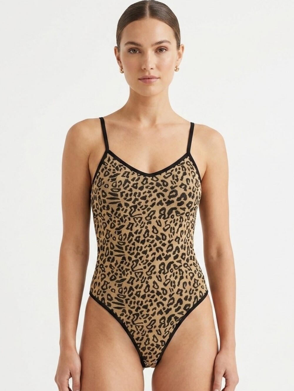 Forever 21 Lingerie Seperate In Tan/ Blk Cheetah Print Size Small